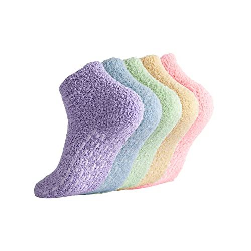 Breslatte Non Slip Hospital Socks with Grips for Women Grip Slipper Socks for Women Gifts
