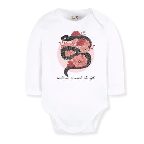 MangoHouse Resilience Snake Baby Bodysuit, Kids & Toddler T-Shirt – New Year Outfit for Baby Cute Snake Tee