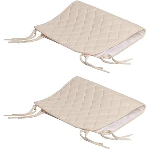 TL Care Waterproof Quilted Sheet Saver Cover Made with Organic Cotton Top Layer, Natural Color, 2 Pack