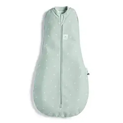 ergoPouch Cocoon Swaddle Sack 0.2 TOG - Baby Sleep Sack, Gentle Snug Fit Helps Calm Startle Reflex, Ideal for Arms In/Out Sleeping, Soft Breathable Fabric for Better Sleep (0-3 Months, Sage)