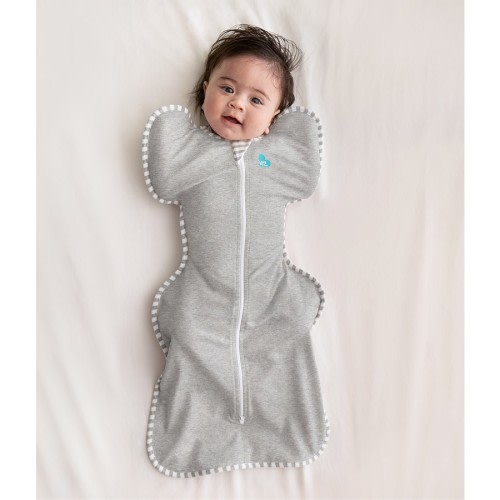 Love To Dream Baby Original 1.0 Tog Swaddle Up™ - Grey - Size Medium