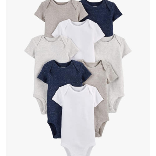 Simple Joys by Carter's Baby 8-Pack Short-Sleeve Bodysuit