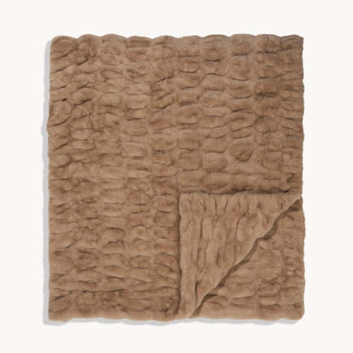 Toasted Almond | Tan Throw Blanket | Lola Blankets