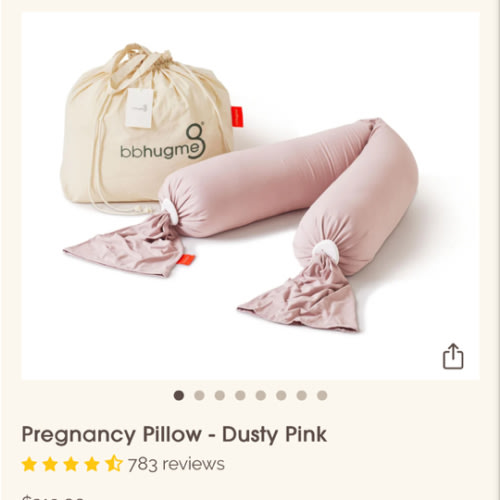 Pregnancy Pillow - Dusty Pink