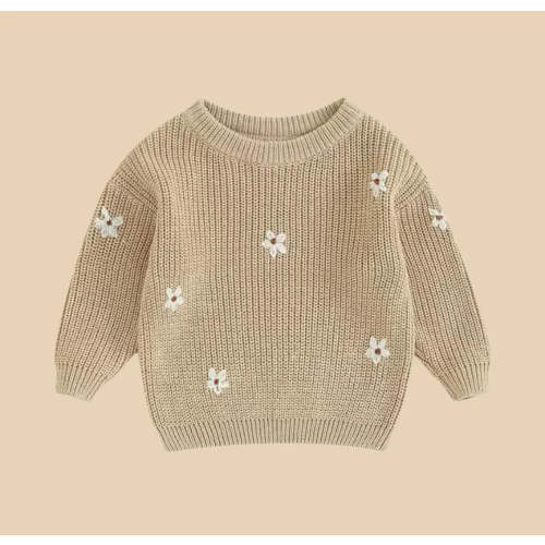 Tansy Knit Sweater in Brown | Reverie Threads