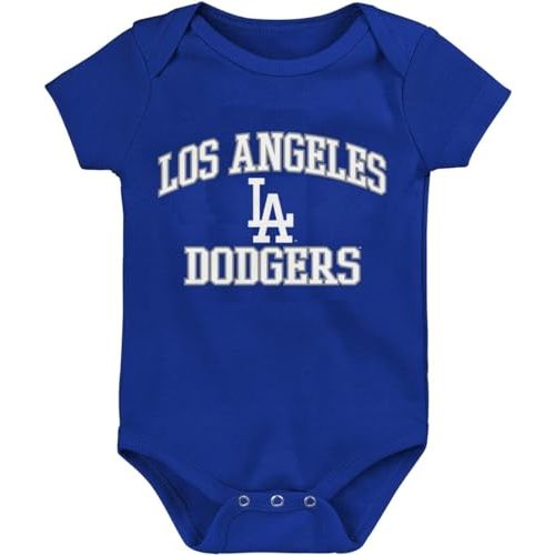 Outerstuff MLB Officially Licensed 0-24 Months City Headline Arch Logo Creeper Bodysuit Romper