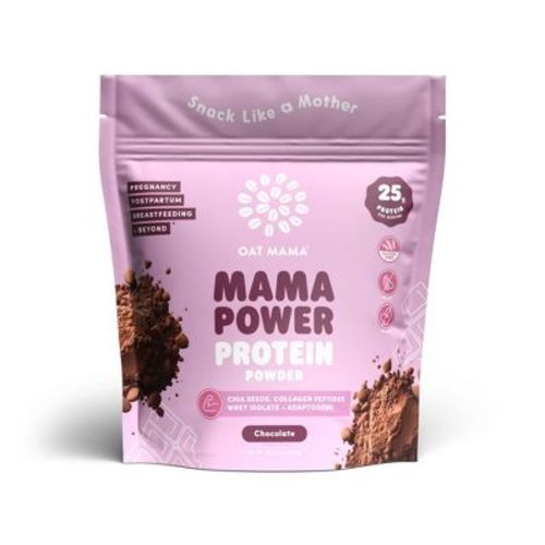 Oat Mama Power Protein Powder - Chocolate - Whey Protein Isolate - 3.6oz: 25g Protein Per Serving