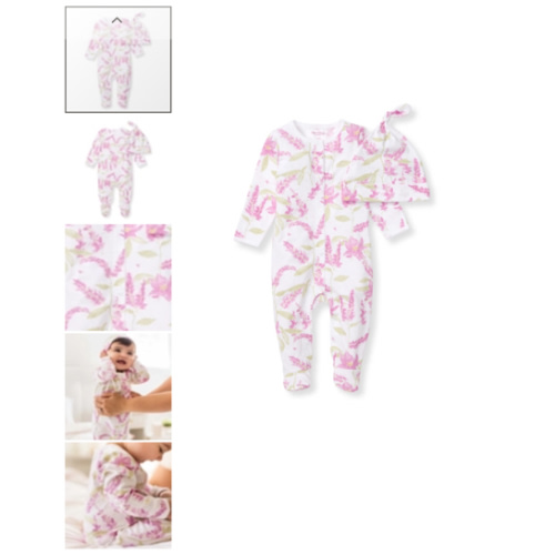 Peaceful Garden Organic Jumpsuit Set