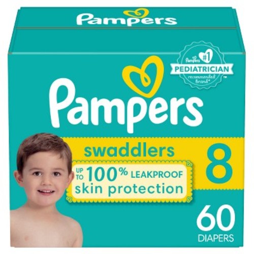 Pampers Swaddlers Active Baby Diapers - (Select Size and Count), Size: 8
