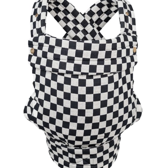 The Monarch Baby Carrier - Ebony Check – Mabē