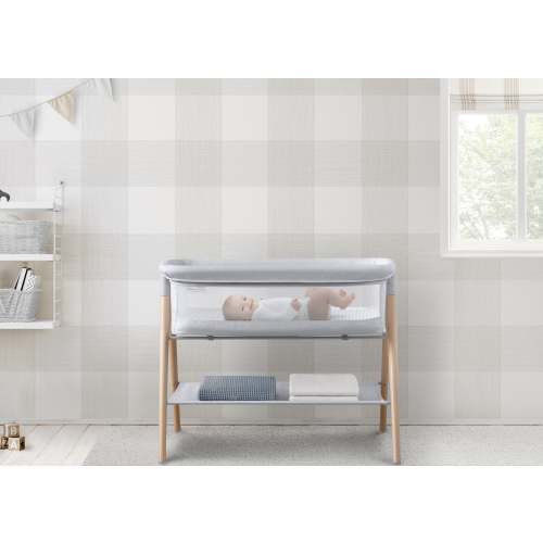 Haven by the Bed Bassinet with Natural Beechwood Legs