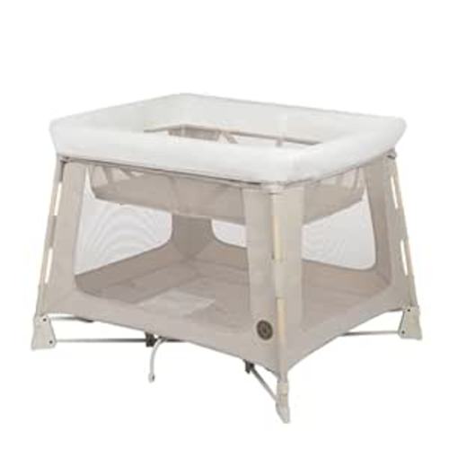 Maxi-Cosi Swift Baby Playard with Mat, Baby Playpen, Play Yard with Bassinet, Portable Playpen for Babies and Toddlers, Classic Oat