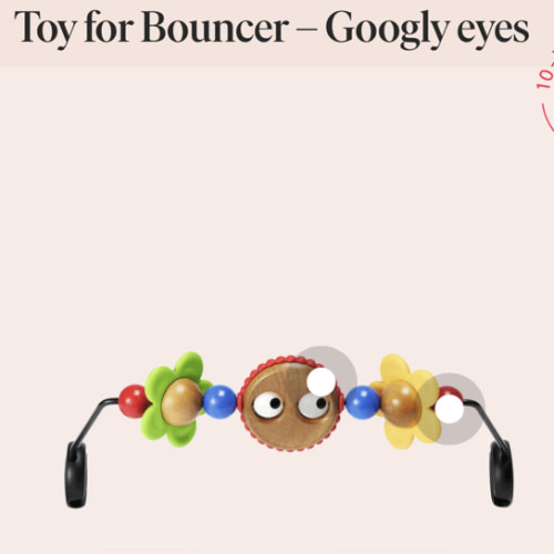 BabyBjörn Toy for Bouncer – Googly eyes