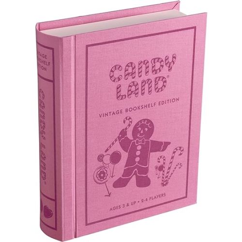 WS Game Company Candy Land Vintage Bookshelf Edition, Multi, For 2 to 4