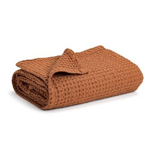 Simka Rose Waffle Baby Blanket, Color: Sienna - Out of Stock