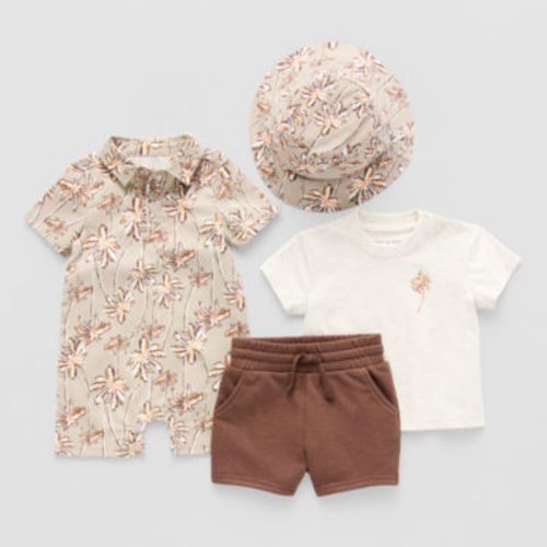 Little Stitch Baby Boys 4-pc. Baby Clothing Set