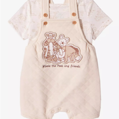 Disney Winnie the Pooh Characters Quilted Infant T-Shirt & Overall Set - BoxLunch Exclusive | BoxLunch