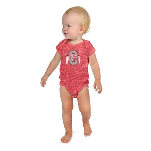 Little King NCAA Knobby Short Sleeve Romper Bodysuit-Big Logo -Sizes 0-3M 6M 12M 18M