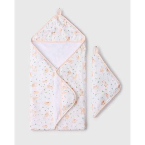 Hooded Towel Set - Bunny Meadow