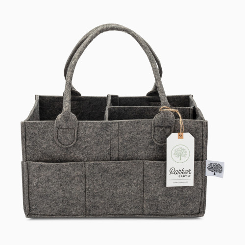 Parker Baby Co. Diaper Caddy - Peppercorn, Regular