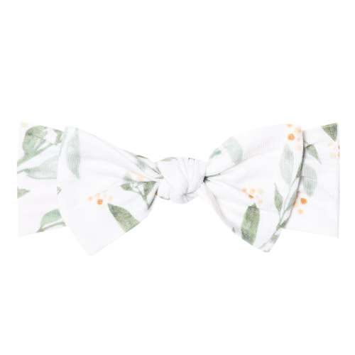Knit Headband Bow - Fern