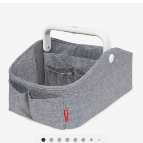 Skip Hop Light-Up Diaper Caddy - Grey Melange