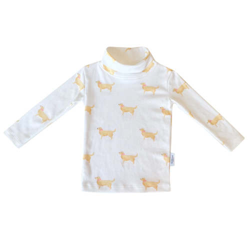 Tisbury Turtleneck-Goldie The Retriever - Nantucket Kids
