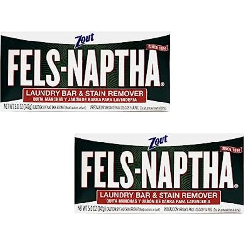 Fels Naptha Laundry Soap Bar & Stain Remover - Pack of 2 by Fels Naptha