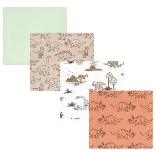 Luvable Friends Hudson Baby Flannel Receiving Blankets 4pk