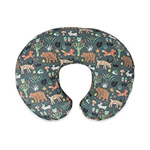 Boppy Nursing Pillow and Positioner—Original | Green Forest Animals