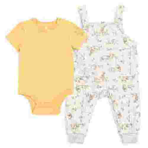 Disney Winnie the Pooh Eeyore Tigger Bodysuit and Overall Outfit Set Newborn to Infant