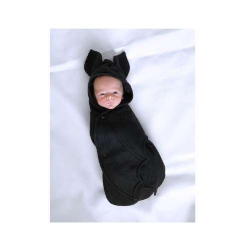 Newborn baby black bat swaddle blanket baby infant costume fleece sleep sack 3-6 months preemie halloween costume October baby announcement