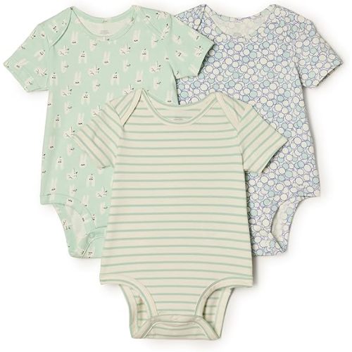 Amazon Essentials x Sofia Grainge Unisex Babies' Short Sleeve Crewneck Bodysuit