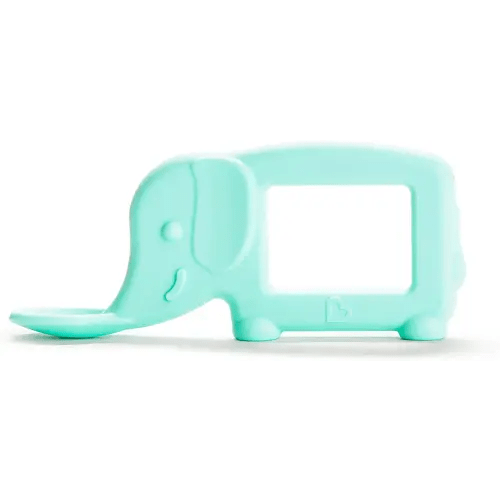Munchkin® The Baby Toon™ Silicone Teether Spoon, Elephant, Mint (As Seen On Shark Tank)