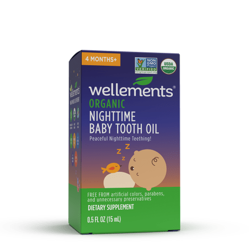 Wellements Organic Nighttime Tooth Oil For Babies