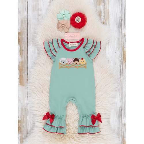 Baby Farm Friends Ruffle Romper