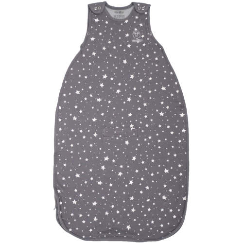 4 Season Ultimate Baby Sleep Bag, Merino Wool & Organic Cotton, 2 Months - 2 Years, Star Gray