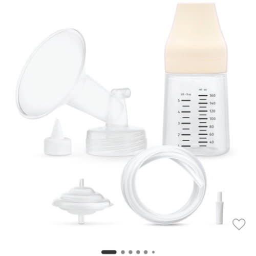 Spectra Breast Pump Premium Accessory Kit with 24mm Breast Flange, Replacement Parts and Bottle : Target