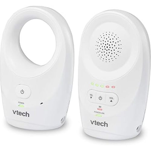VTech DM1111, Enhanced Range Digital Audio Baby Monitor, 1 Parent Unit, White