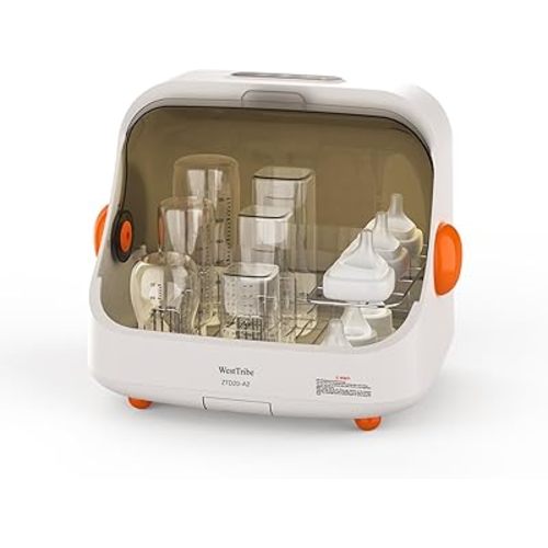 Baby Bottle Sterilizer and Dryer – UV Sterilizer 20L Large Capacity, Hot Air Drying, UV Sanitizer Box, No Need to add Water, No Need to Clean Regularly.