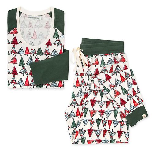 Burt's Bees Baby® Size Medium Women's O Christmas Tree Organic Cotton Pajama Set