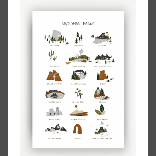 National Parks Art