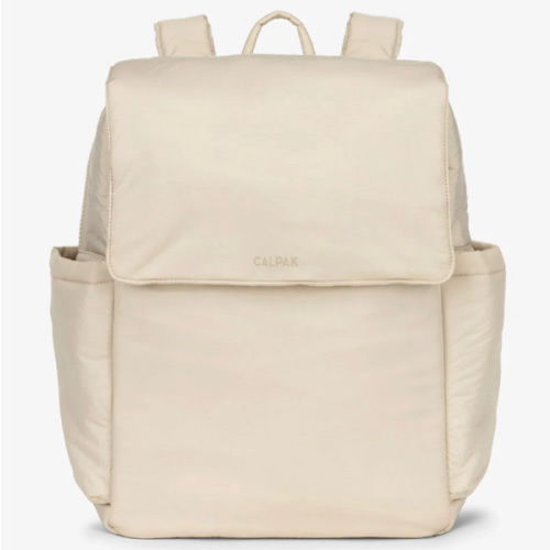 CALPAK Diaper Backpack with Laptop Sleeve - OATMEAL