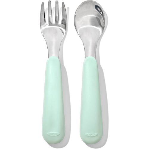 OXO Tot Fork and Spoon Set - Opal