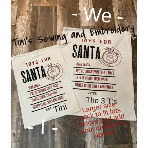 Large Size Christmas Toy Donation Bag for More Children - Etsy