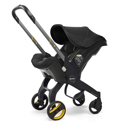Doona Travel System - Car Seat & Stroller, Nitro Black