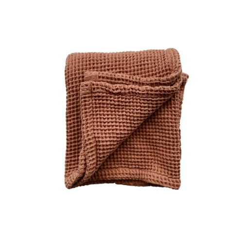 Cotton Baby Waffle Blanket - Toffee – Oatmilk Baby