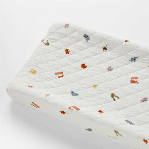 Supersoft Forest Animals Organic Cotton Baby Changing Pad Cover