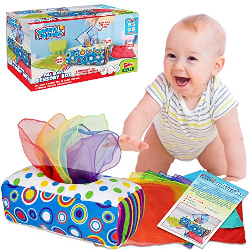 Sensory Pull Baby Tissue Box