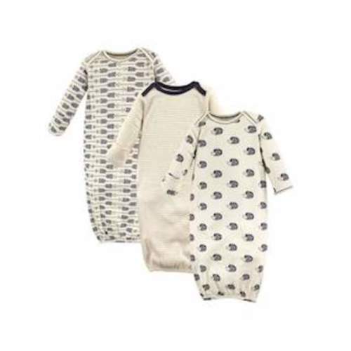 Touched by Nature Organic Gowns, 3-Pack